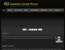 Tablet Screenshot of chamberscustom.com